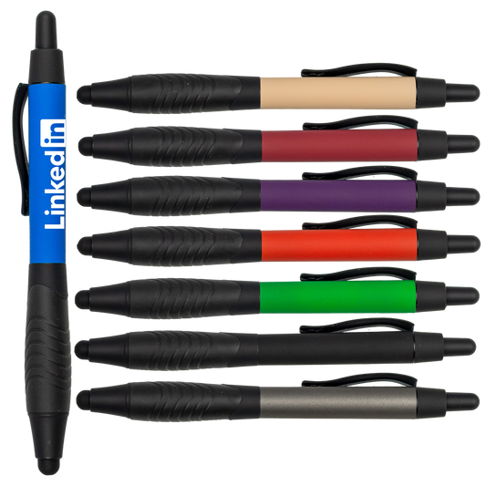 Black Wsppro Rubberized Wolverine Stylus Pen