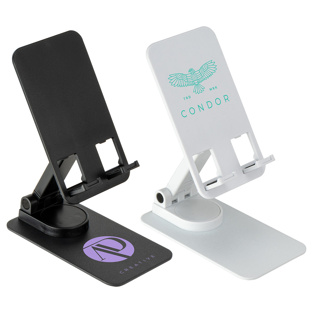 Black Ellipse 360 Degree Rotation Heavy Duty Phone Stand