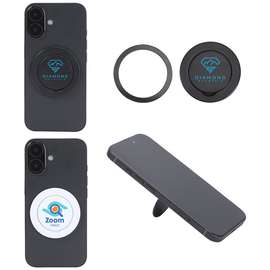 Black Magnetic Phone Holder & Stand