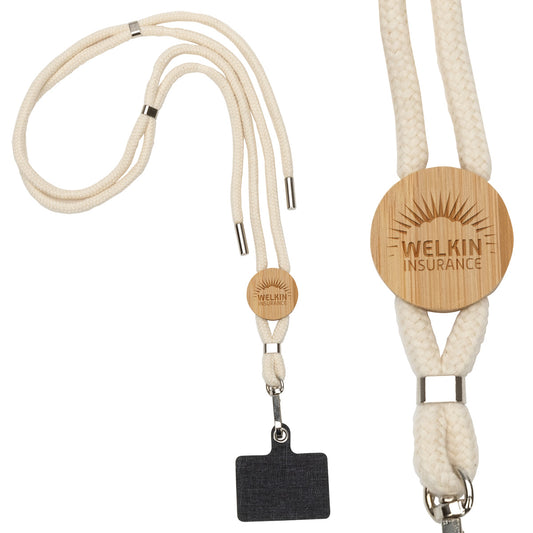 Off-White Traveler Adjustable Phone Carrier & Lanyard