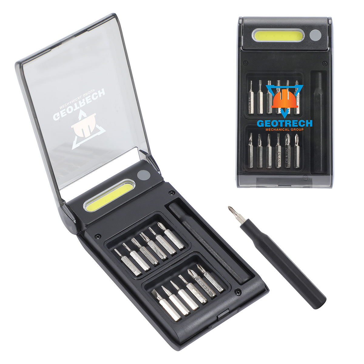 Black Best Buddy Tools ® Precision Tool Kit with COB Work Light