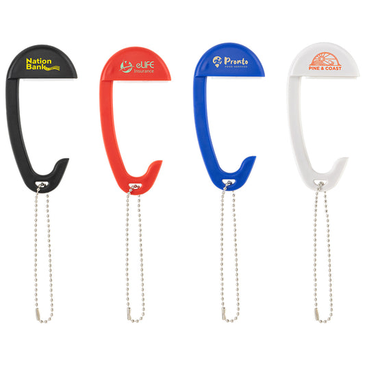 Black Cloak Bag Hanger for Tables