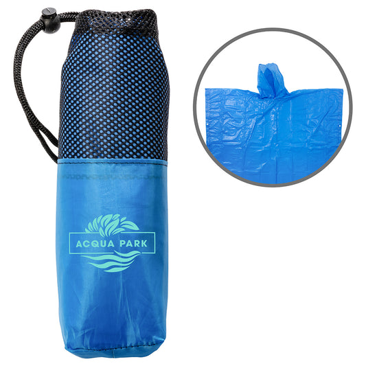 Blue Rainshield PEVA Poncho