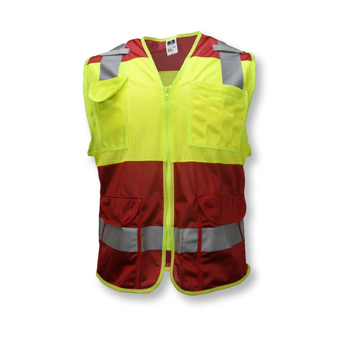CSV6 Custom Type O Class 1 Safety Vest - Red - Size 2X