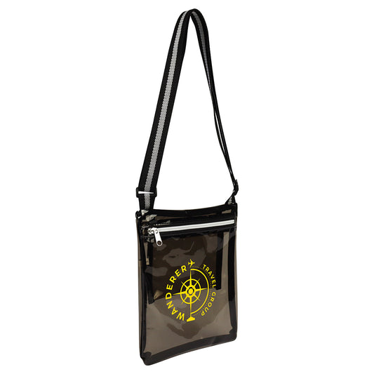 Blue Diamond Clear TPU Satchel