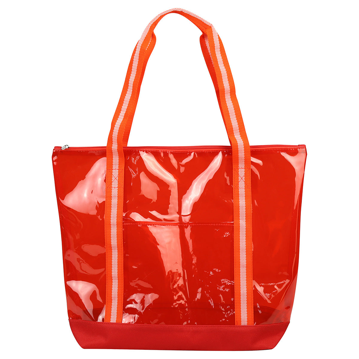 Diamond Clear TPU Zippered Tote