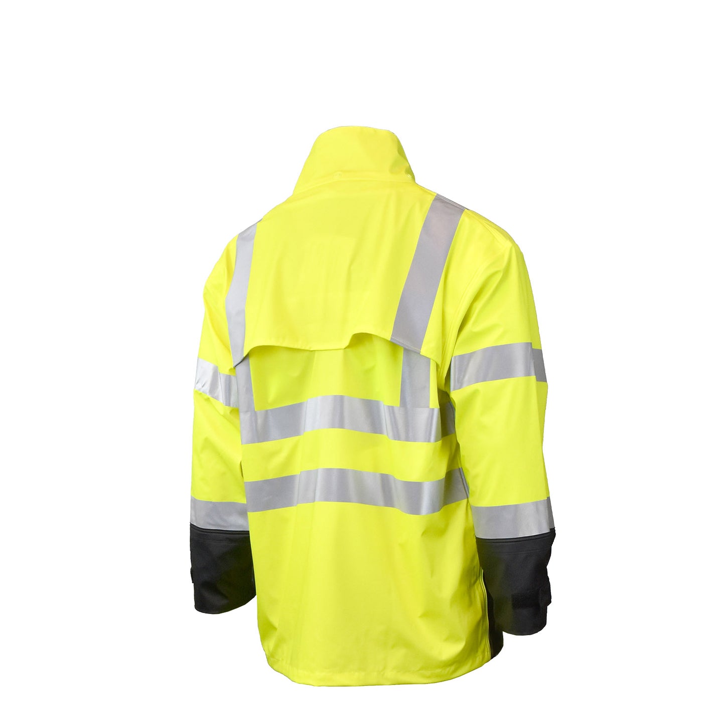 RW07 High Visibility Rainwear Jacket - Hi-Vis Green / Black - Size 2X