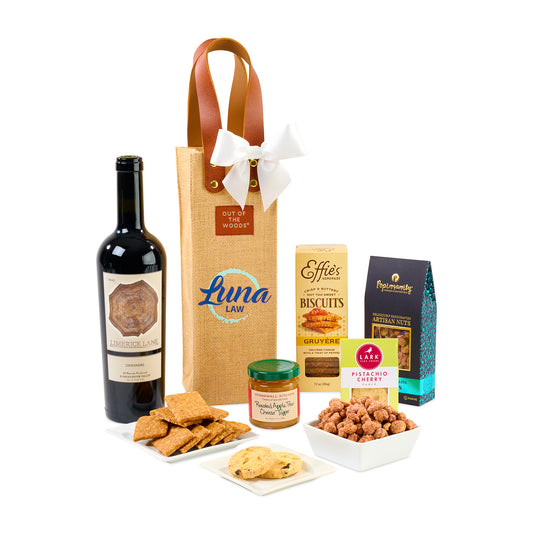 Natural Limerick Lane Cellars Wine Enthusiast Tote & Gourmet Gift Set