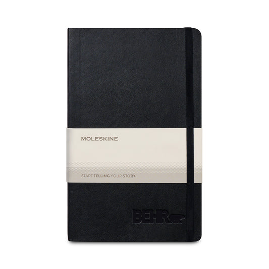 Black Moleskine® Soft Cover Ruled Large Expanded Notebook