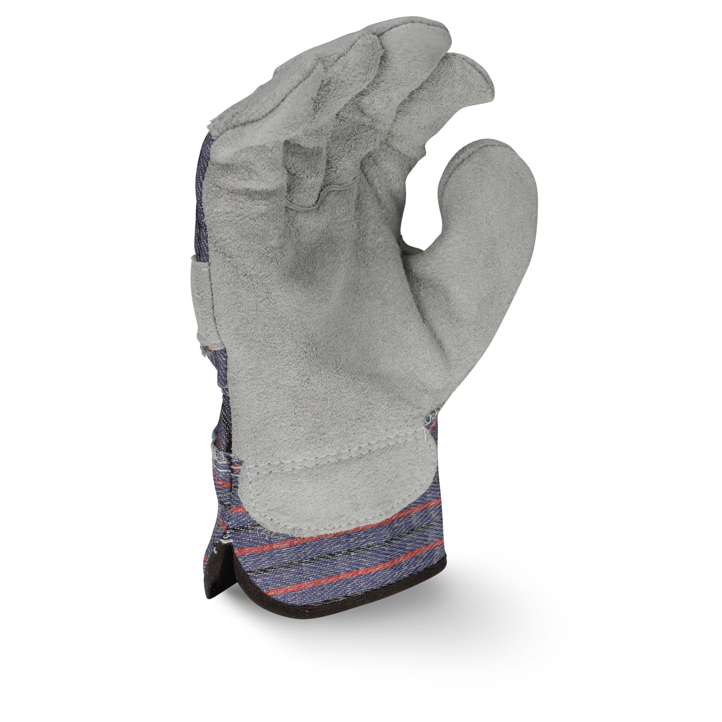 RWG3111 Economy Shoulder Gray Split Leather Glove - Size L