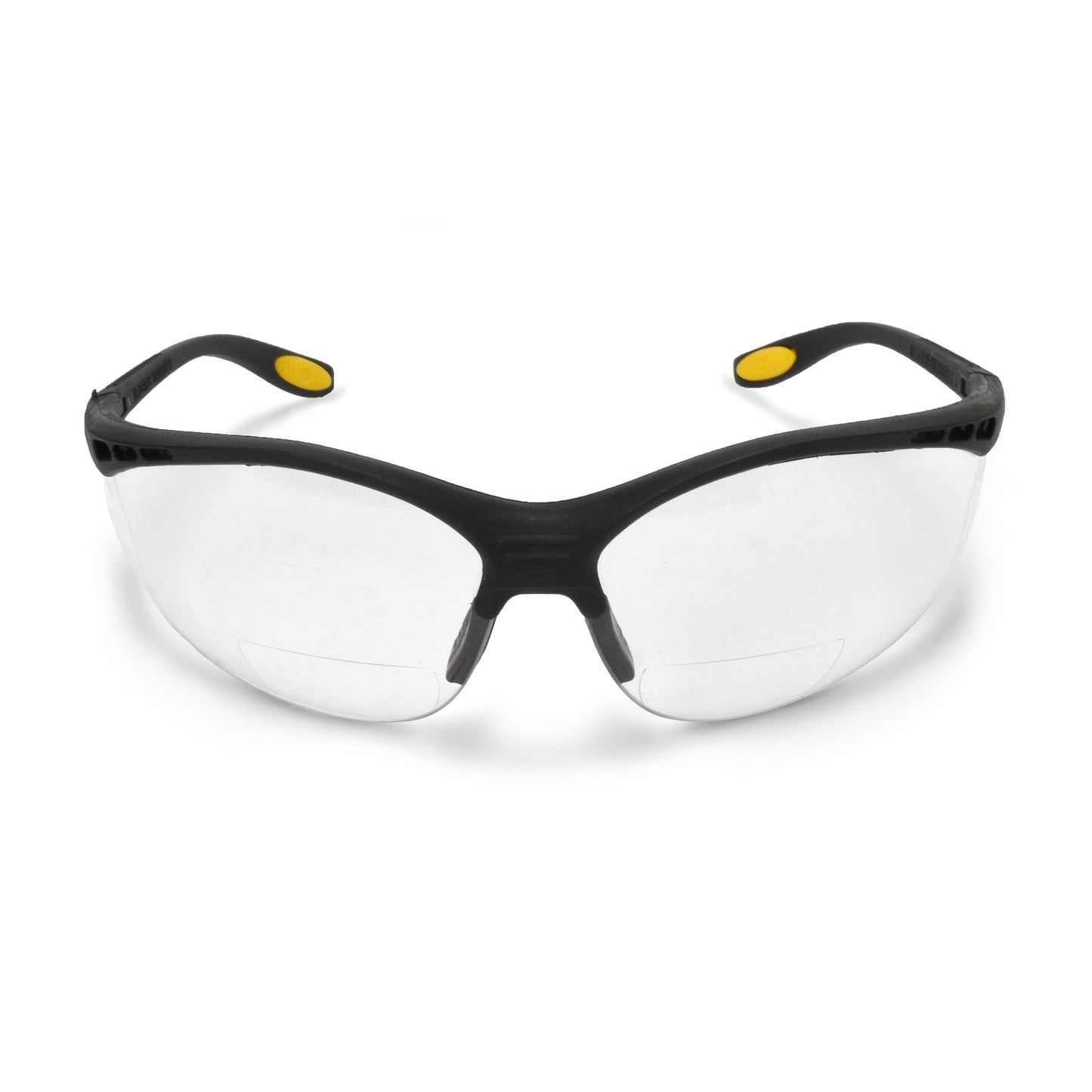 DPG59 Reinforcer RX™ Protective Eyewear - Black Frame - Clear Lens - 1.0 Diopter