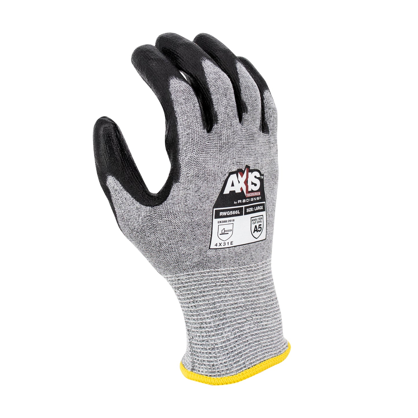 RWG566 AXIS™ Cut Protection Level A5 Touchscreen Work Glove - Size L