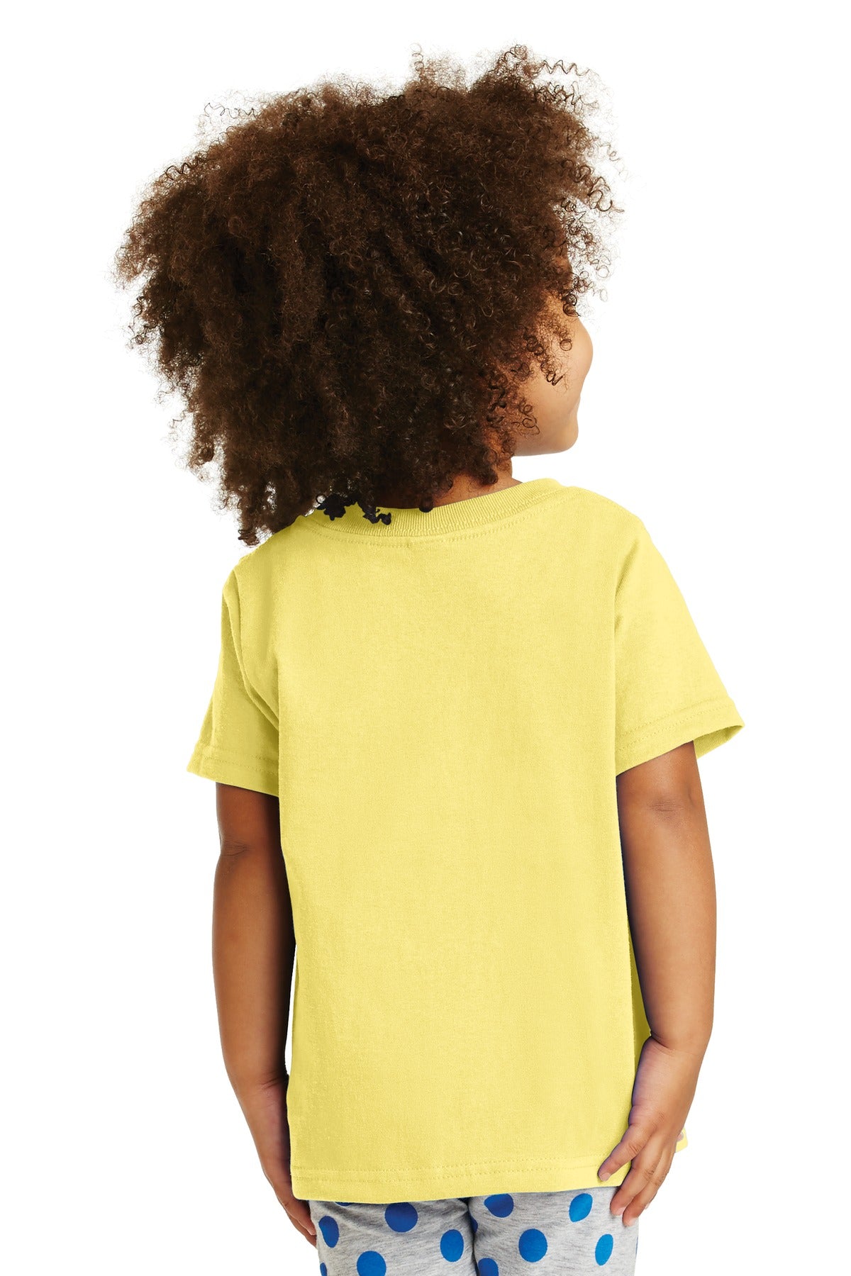 Yellow Port & Company Toddler Core Cotton Tee. CAR54T