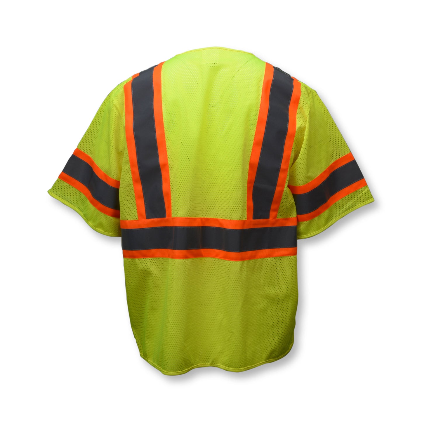SV24-3 Type R Class 3 Breakaway Mesh Surveyor Vest - Green - Size 3X-5X