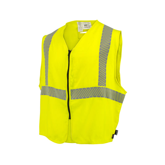 SV99A 5.7 oz Class 2 DH Air Vest with Segmented Reflective Tape - Hi-Vis Green - Size XL