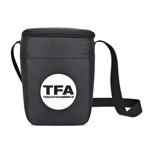 Black Arlo rPET 6 Can Lunch Cooler