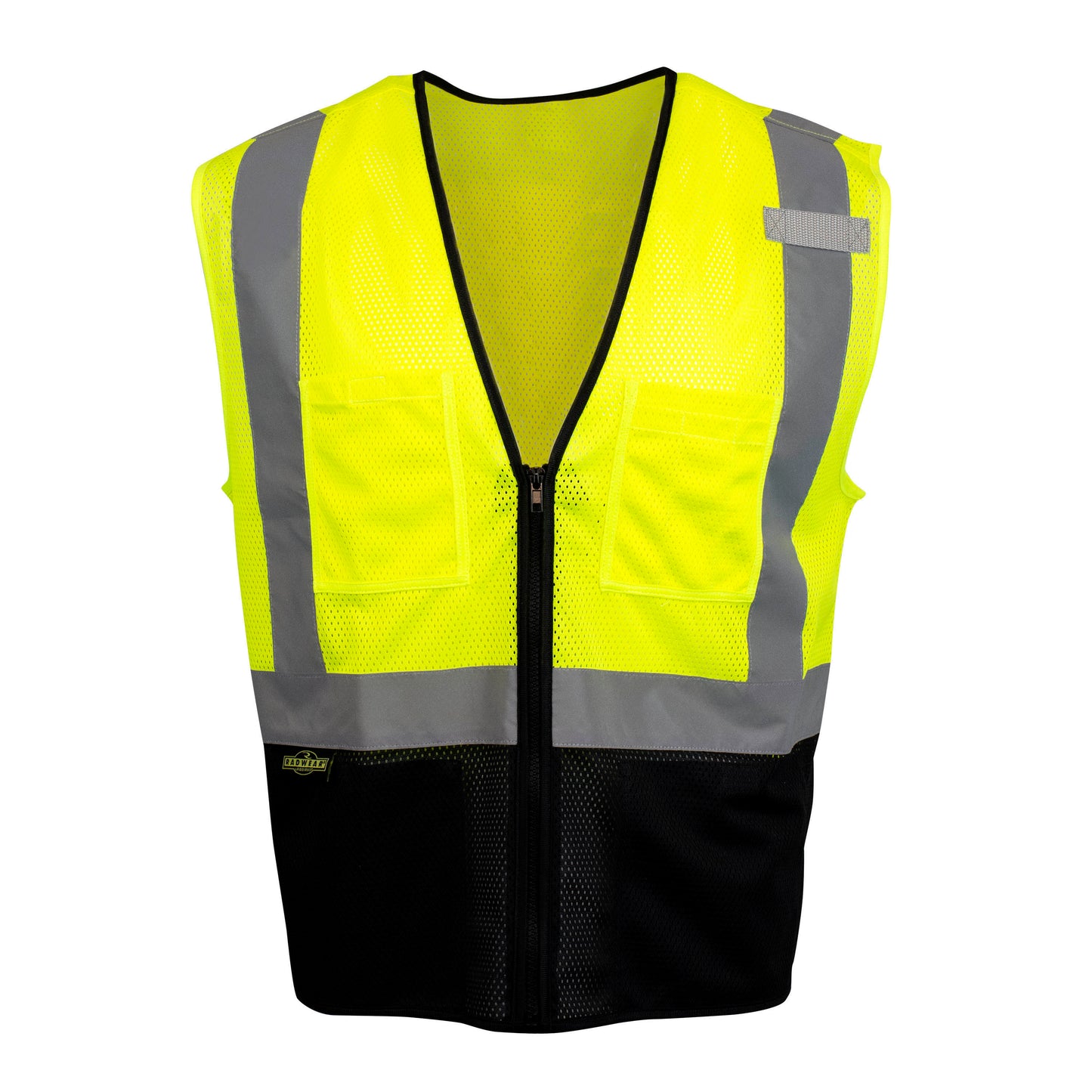 SV54B Color-Blocked Vest - Hi-Vis Green - Size 2X