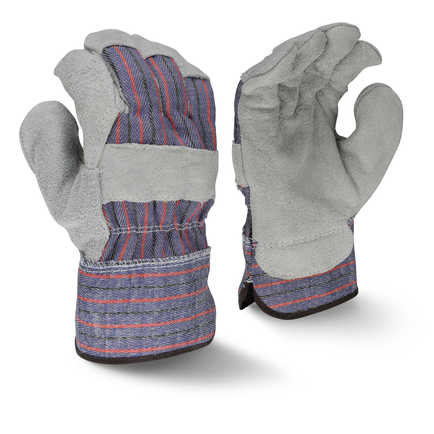 RWG3111 Economy Shoulder Gray Split Leather Glove - Size L