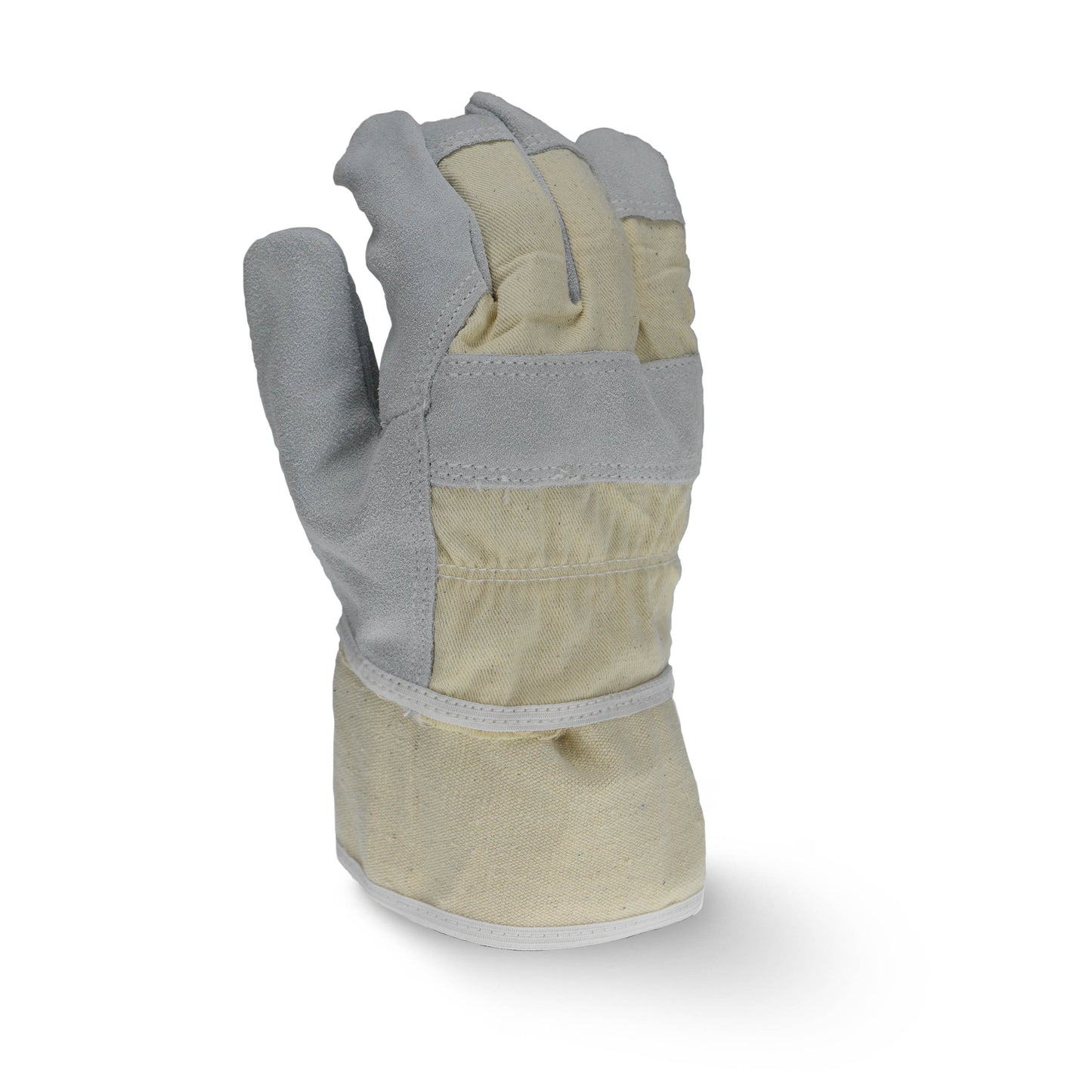 RWG3200W Regular Shoulder Gray Split Cowhide Leather Glove - Size L