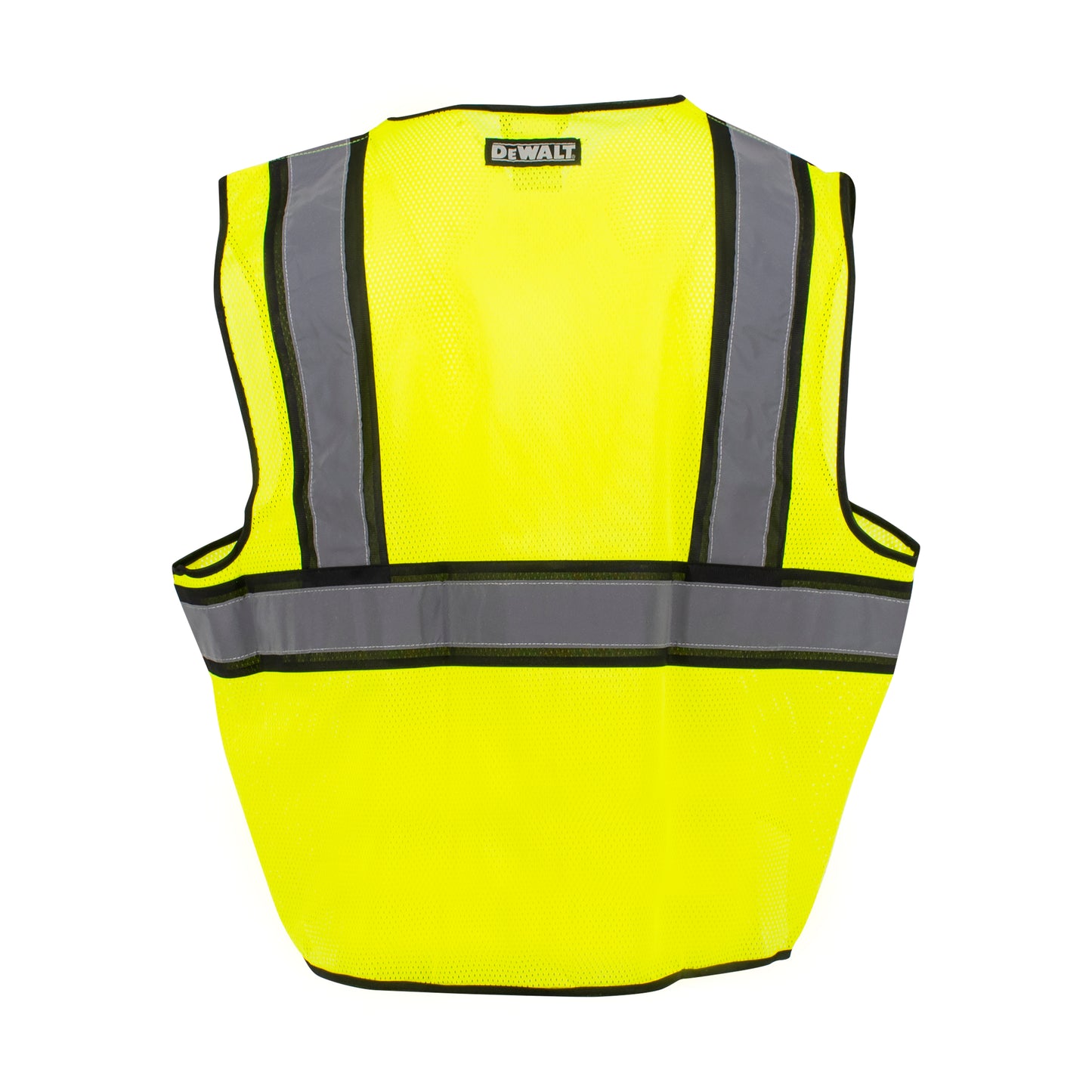 DSV221 Class 2 Contrasting Trim Economy Mesh Vest - Green - Size 2X