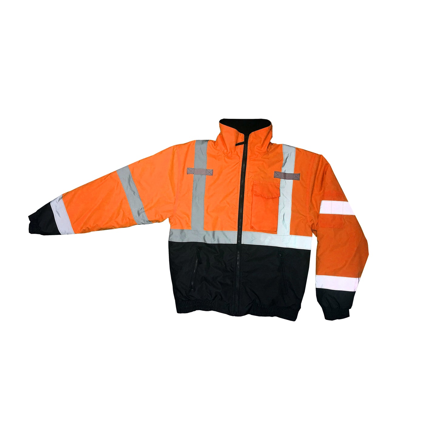 SJ11QB Type R Class 3 Weatherproof Bomber Jacket with Quilted Liner - Hi-Vis Green - Size 2X