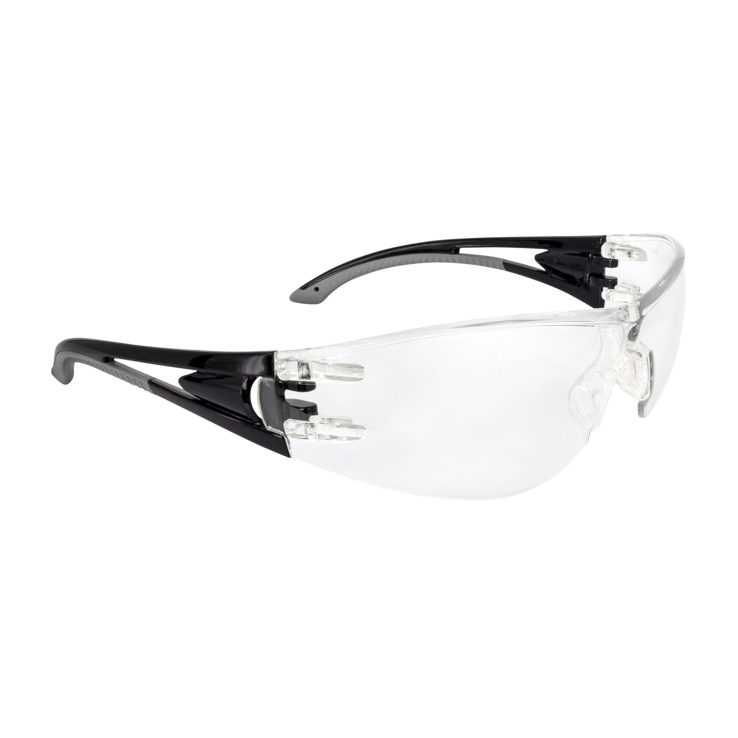 Optima™ Safety Eyewear - Black Frame - Clear Lens