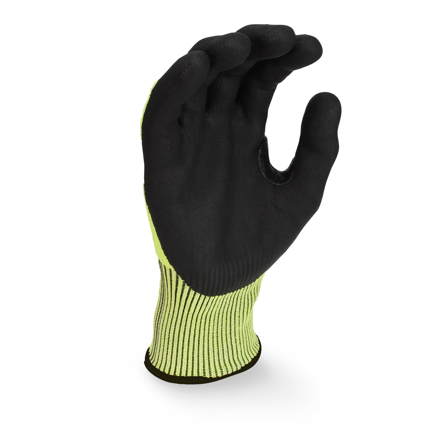DPG855 Hi-Vis Foam Nitrile A4 Cut Glove - Size L
