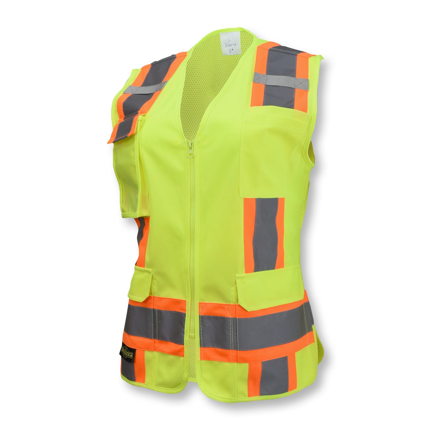 SV6W Two Tone Surveyor Type R Class 2 Women's Safety Vest - Green - Size XL