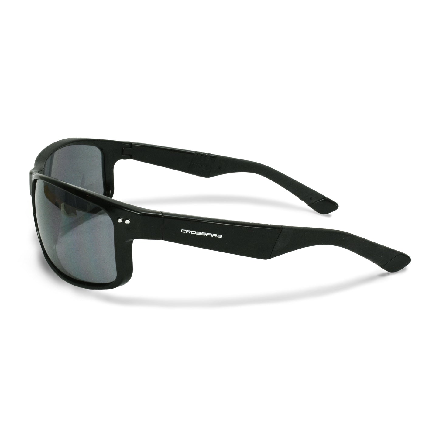 CK7™ Premium Safety Eyewear - Shiny Black Frame - Smoke Lens