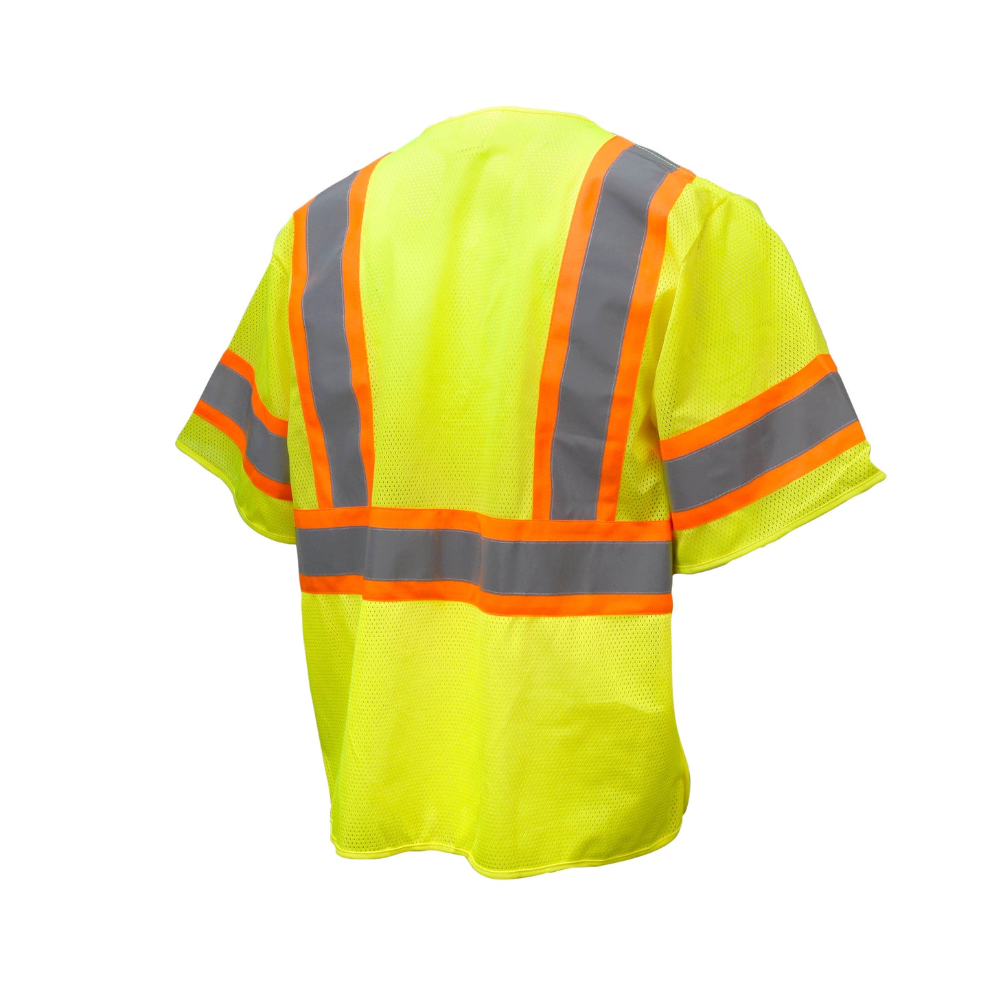 SV24-3 Type R Class 3 Breakaway Mesh Surveyor Vest - Green - Size 3X-5X