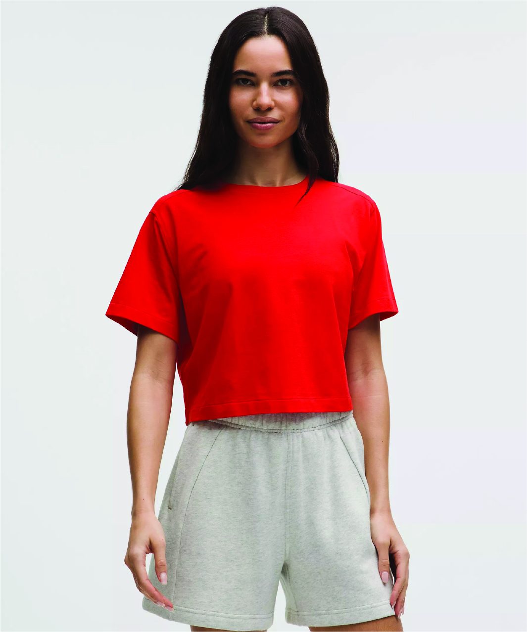 All Yours Organic Cotton-Blend Cropped T-Shirt