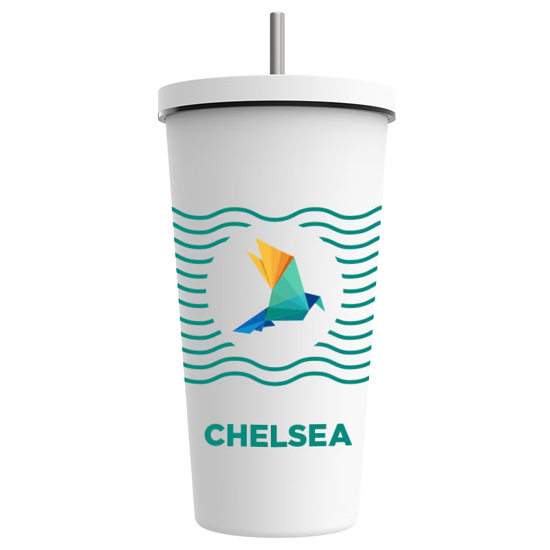 Insulated Straw Tumbler 20oz, Inkjet