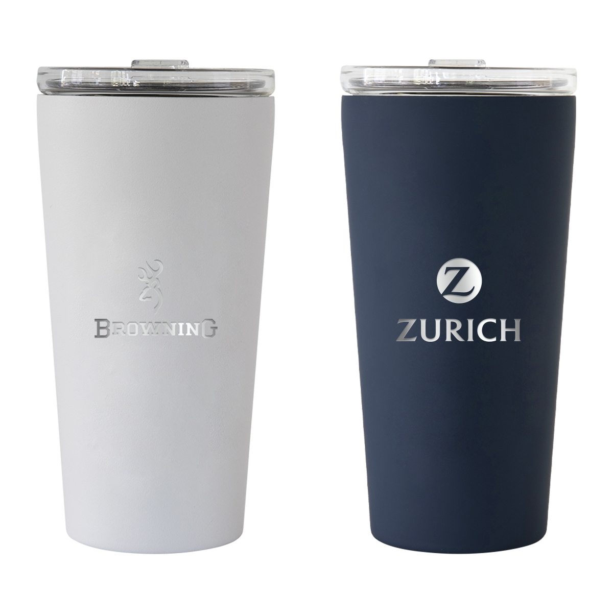 Vinglacé Tumbler 14 oz, White / Navy