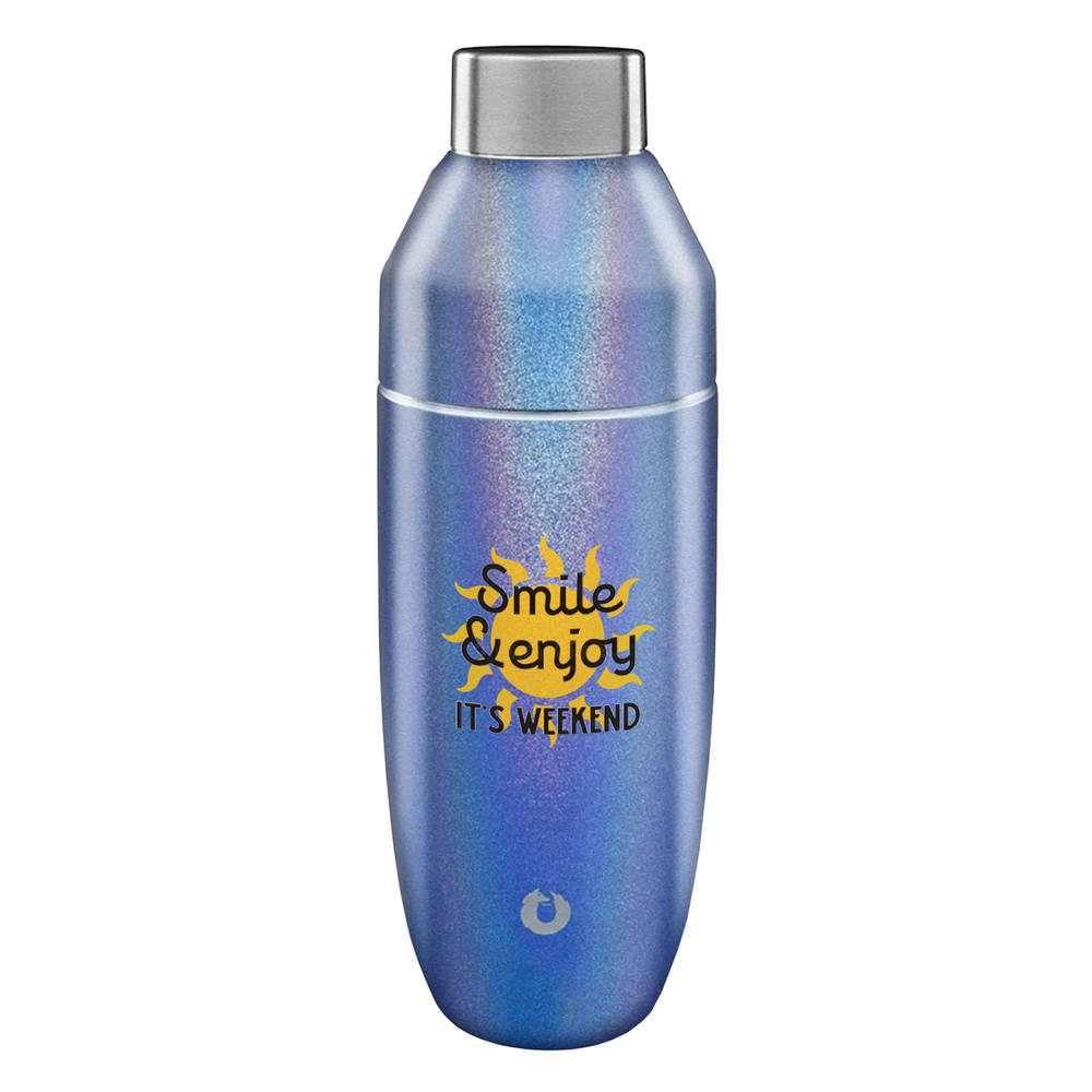 Snowfox Bottle, Metallic blue