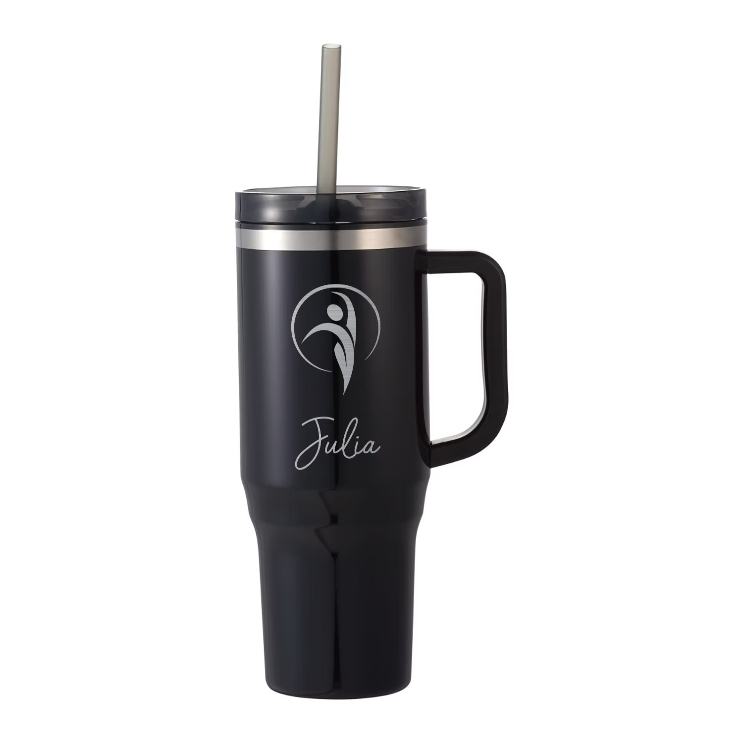 Thor 40oz Eco-Friendly Straw Tumbler, Laser