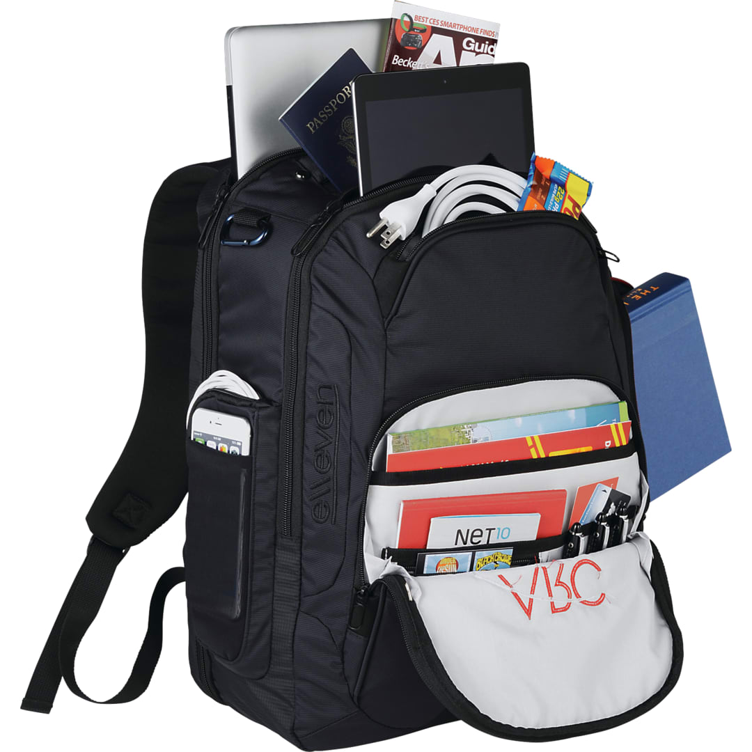 Black elleven™ Rutter TSA 17" Computer Backpack