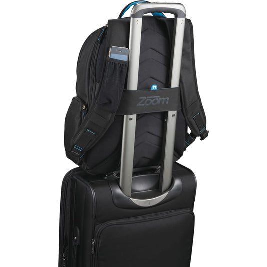 Front View of Black Zoom DayTripper 15" Computer Backpack
