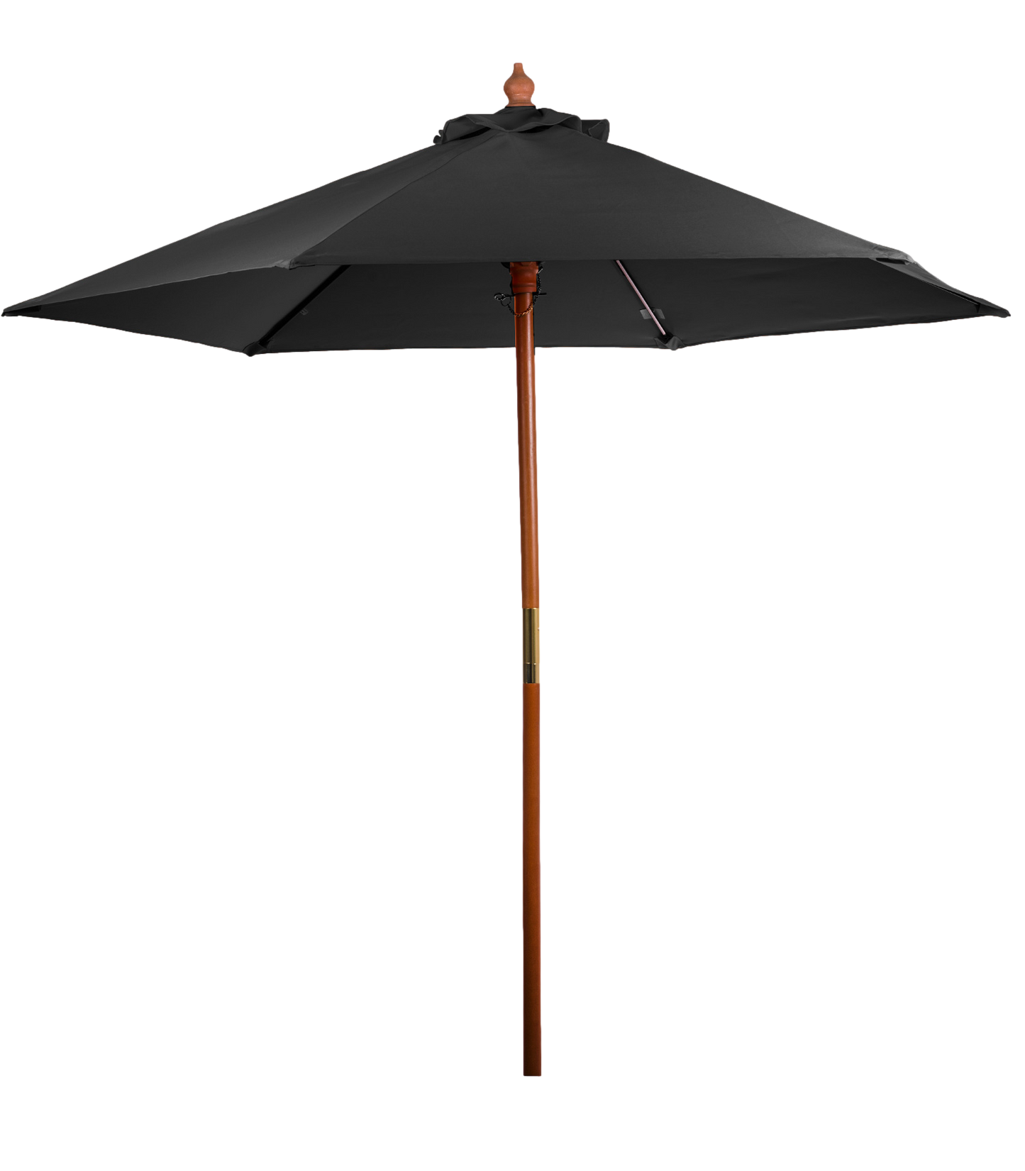 7' Bamboo Recycled Market Umbrella