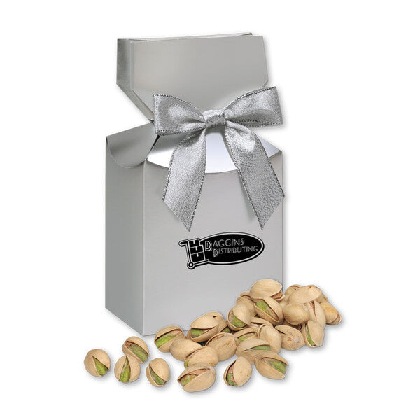 California Pistachios in Silver Premium Delights Gift Box