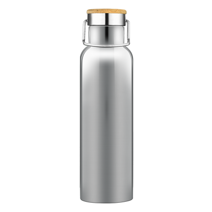 Smith 20oz Stainless Steel Bamboo Cap Water Bottle