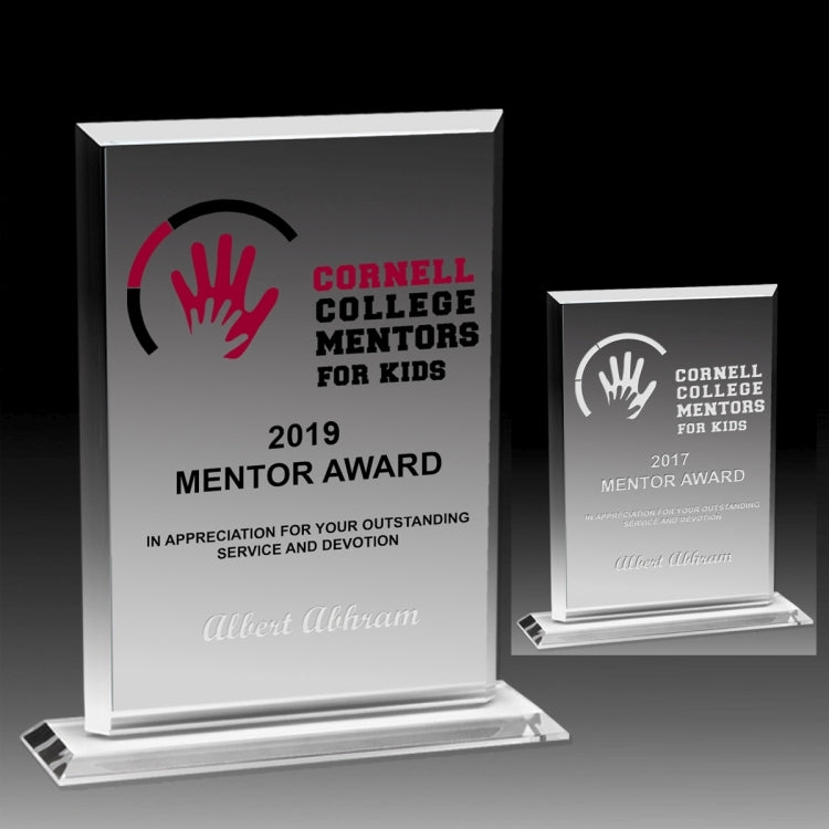 Screen Printed Acrylic Billboard Award - 8 1/4"