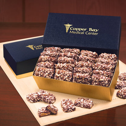 English Butter Toffee in Navy & Gold Gift Box