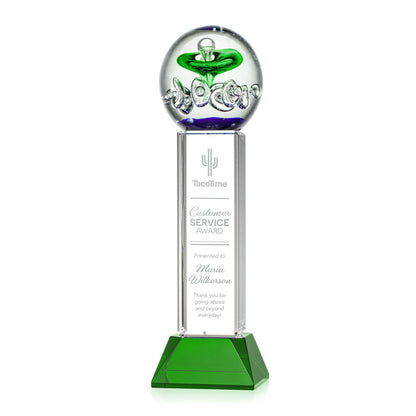 Aquarius Award on Stowe Base - Green