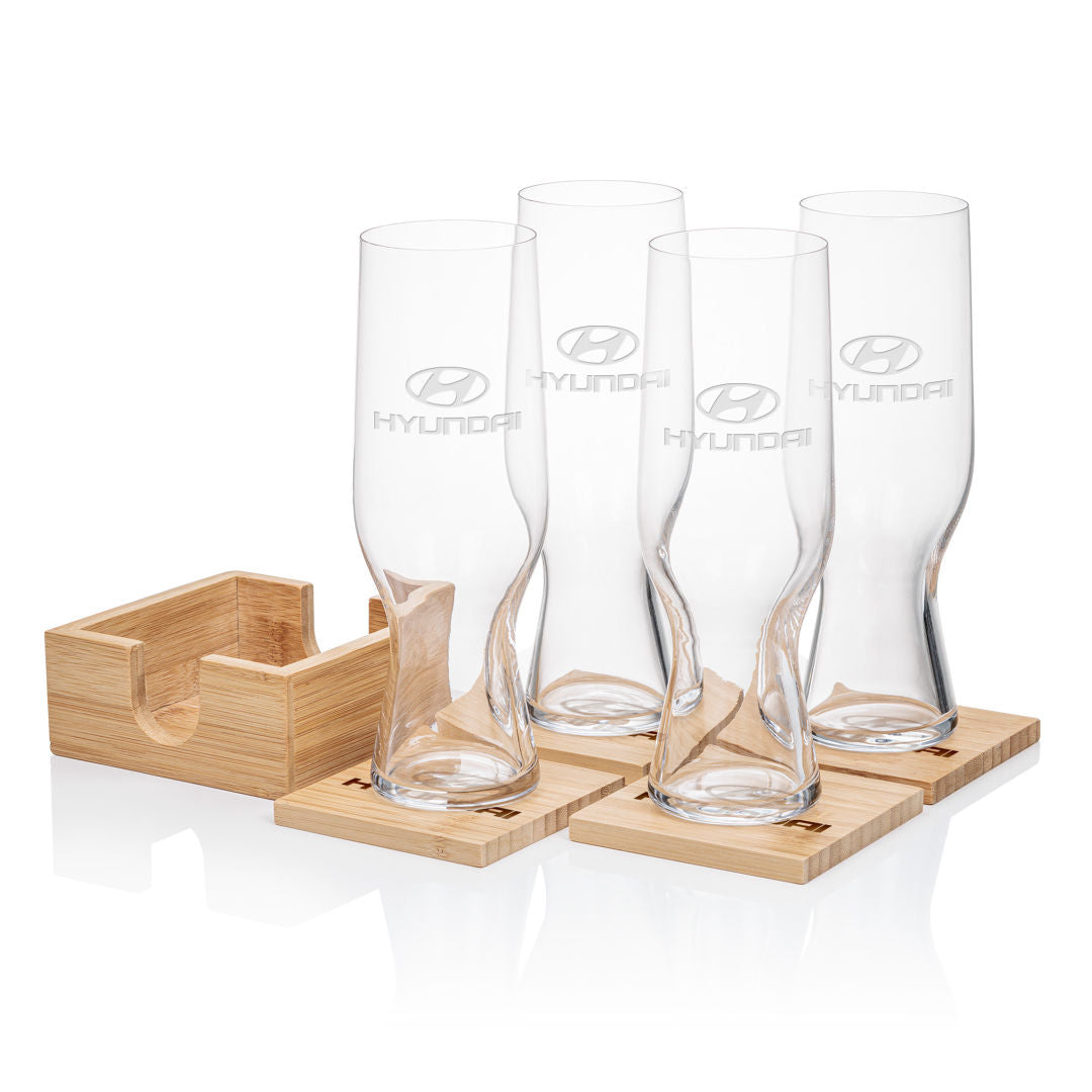 Bamboo Coaster Gift Set - Covington