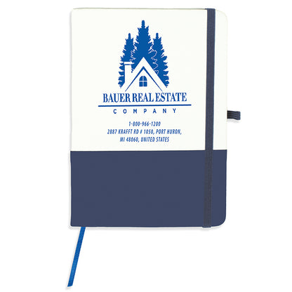 “Capitola" Notepad Notebook with Pen Loop