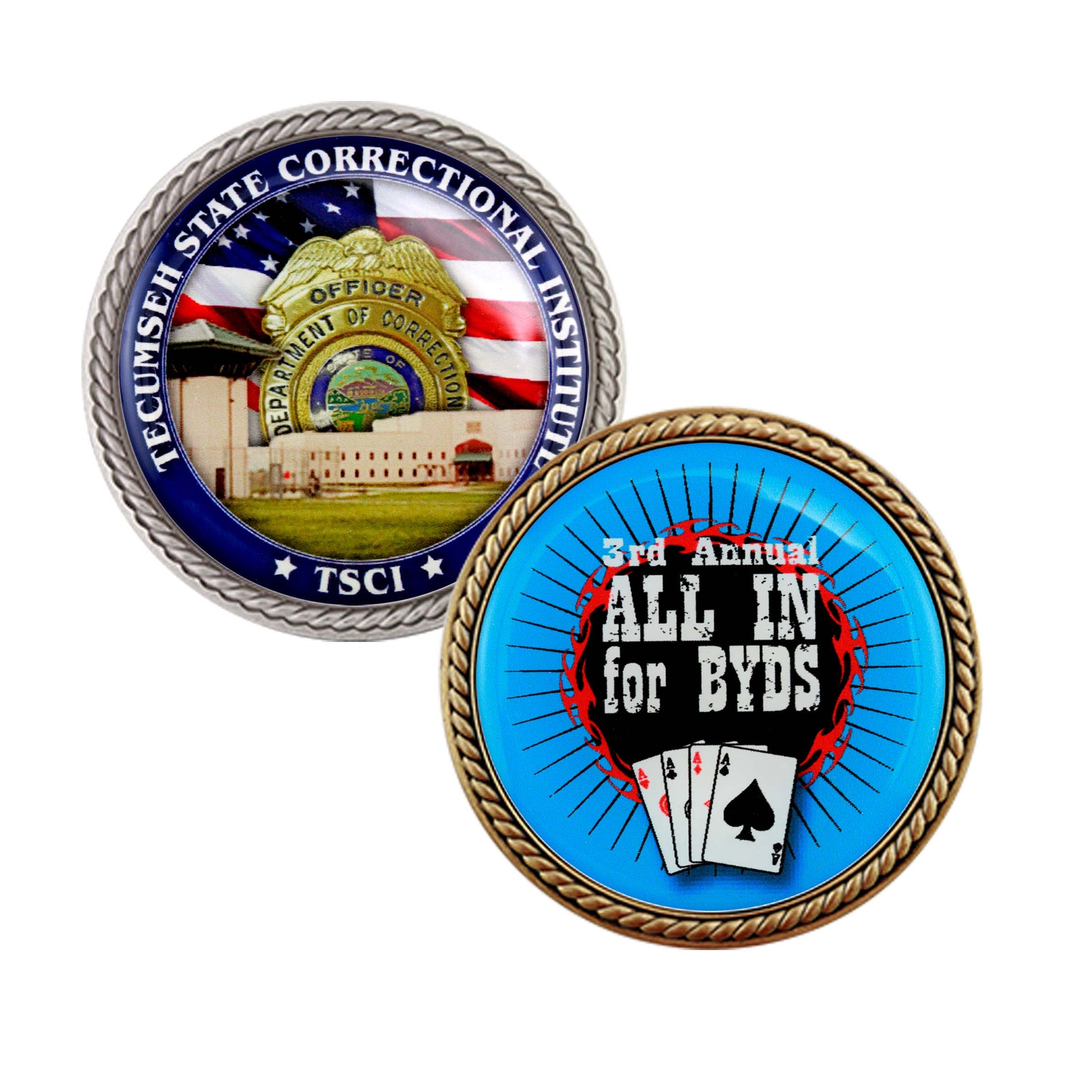 1.75" Speed Coin Rope Border