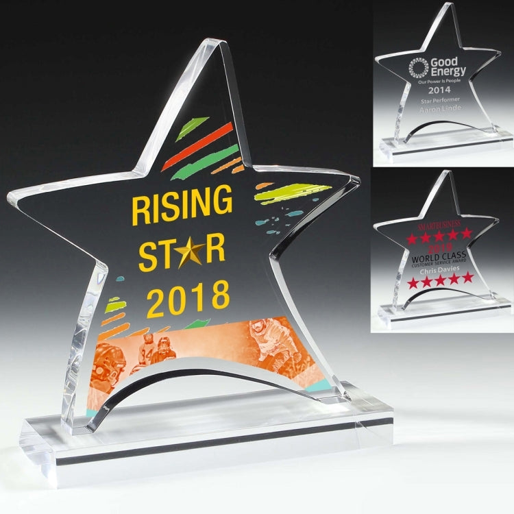 Moving Star Award - 4 Color Process