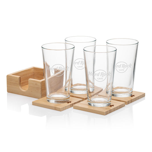 Bamboo Coaster Gift Set - Chelsea