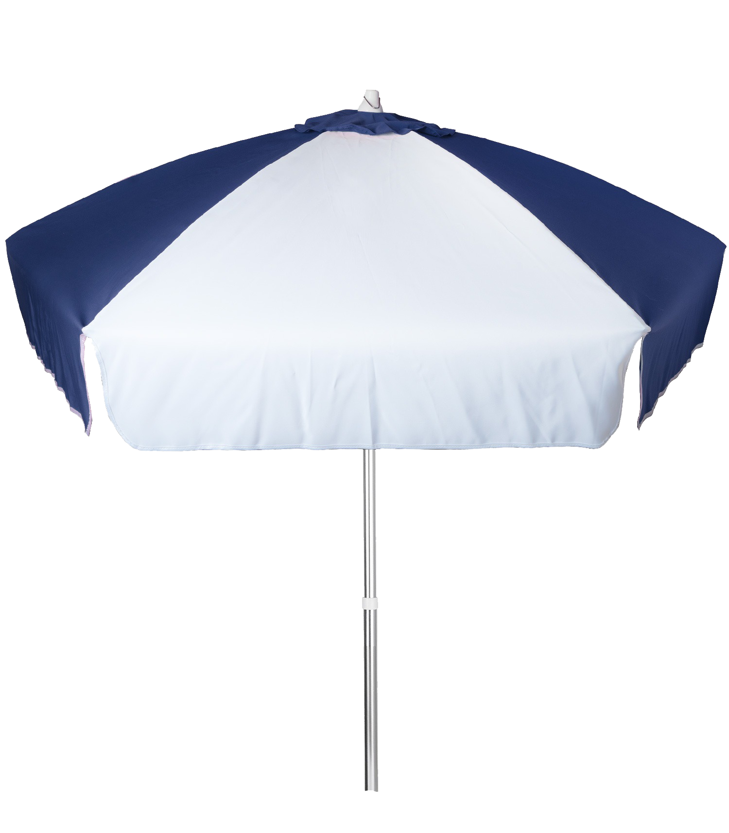 Hunter Green / White 6 1/2' Polyester Patio Umbrella