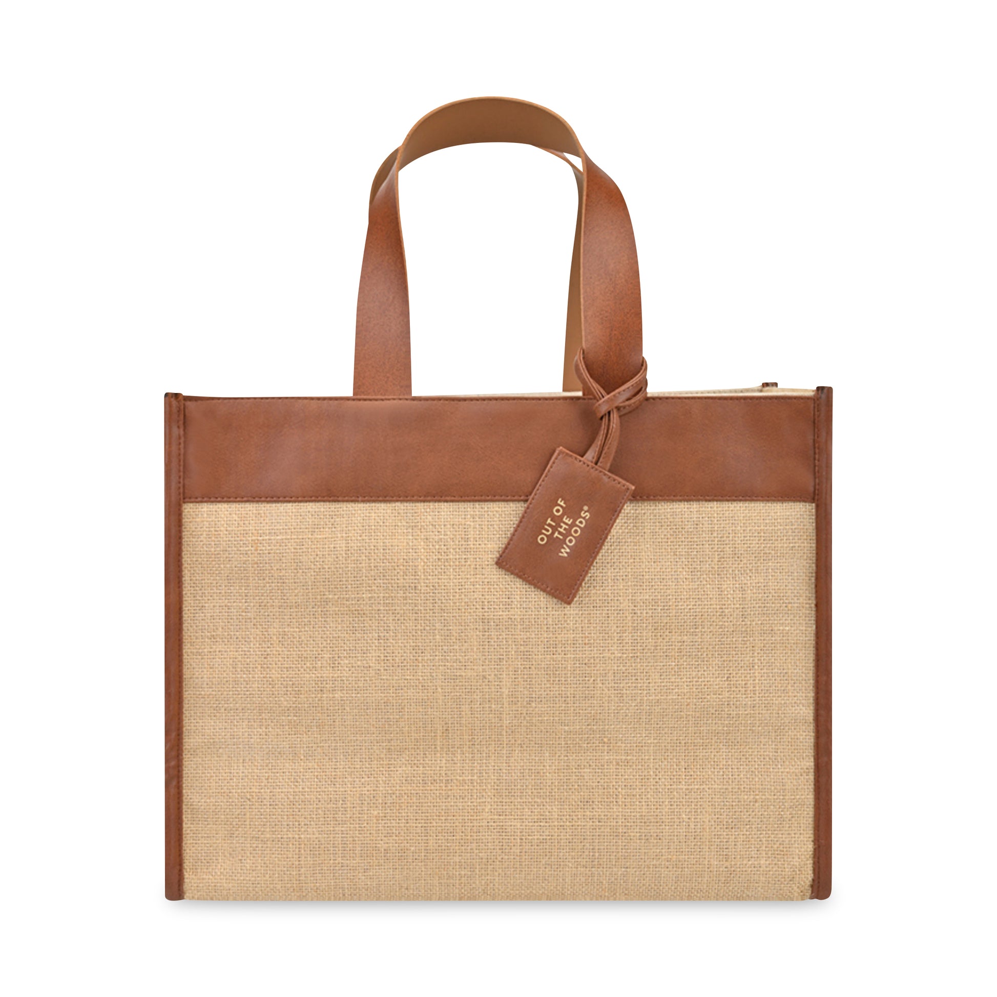 Out of The Woods® Jute Trim Box Tote